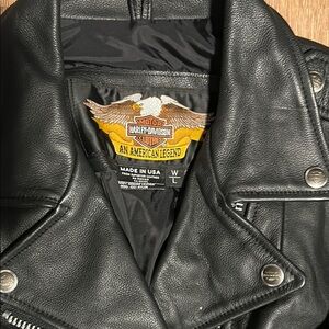 Harley-Davidson Vintage Black Leather Jacket